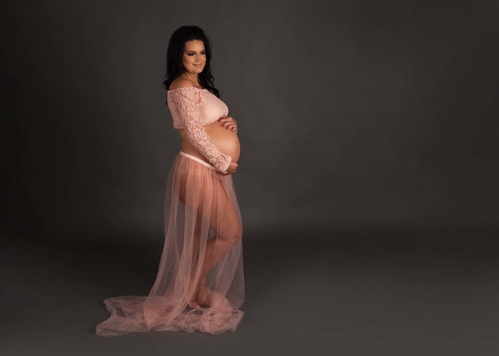 Maternity Photoshoot at Jill Garvie Photography studio in Edinburgh.