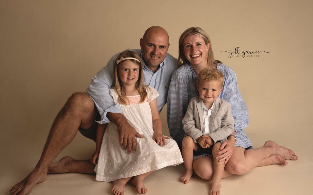 Family laughing at Photography session at Jill Garvie photography in Edinburgh